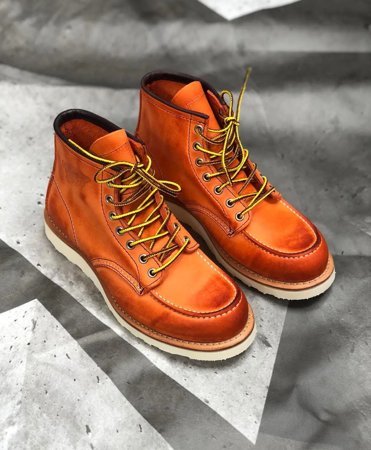 YQ875 Rock Can Roll Size 35-52 Super Quality Genuine Italian Cow Leather Handmade Durable Goodyear Welted Rider Boots