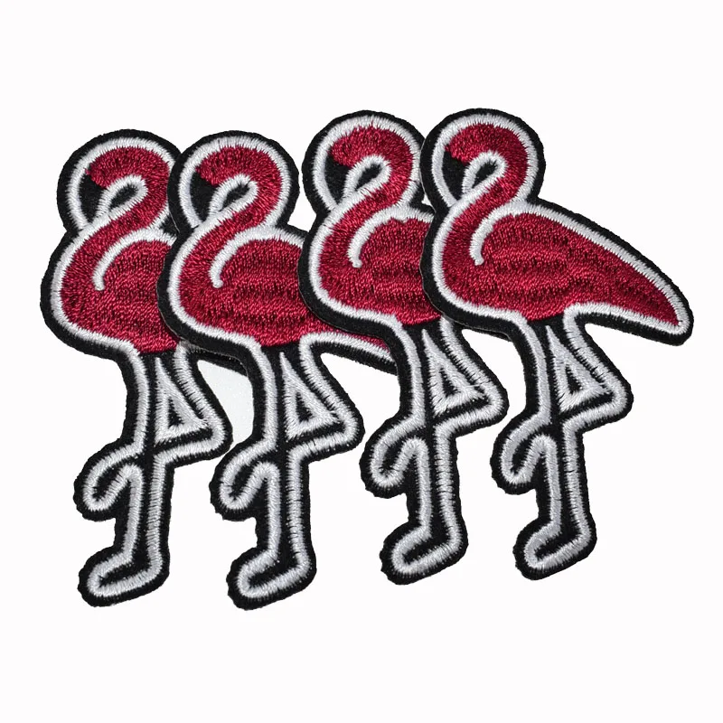 5Pcs Bird Pattern Iron On Patches For Clothing Embroidery Patch Badge Stickers DIY Accessories