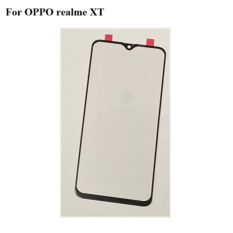 

Для OPPO Realme XT стеклянная линза сенсорный экран Внешний экран для OPPO Realme X T стеклянная крышка без flex RealmeXT