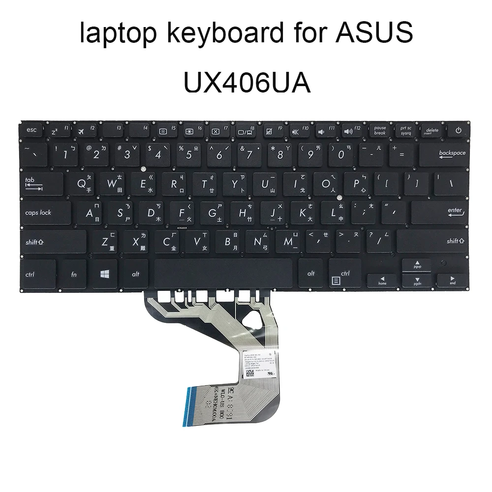 

Replacement keyboards for ASUS UX460 UX 406UA CH China GR GE German black keyboard 0KNB0 212FTW00 0KN1 2P2GE13 Screws Recommend