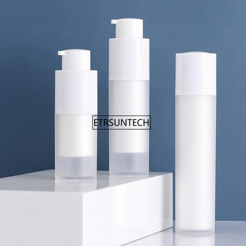 

50pcs Vacuum Bottle Pump Airless Luxury Portable Cosmetic Lotion Treatment Travel Empty Bottle Container 15ml/30ml/50ml F3707