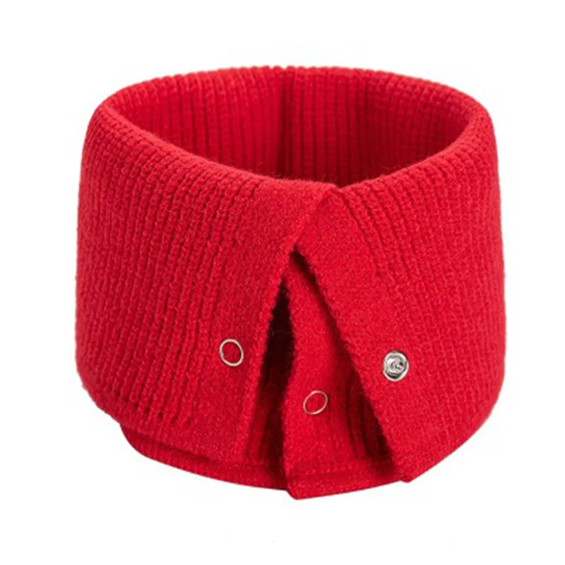 Cachecol de lã de inverno feminino, cachecol quente de botão de malha de lã de cashmere elástico com gola grossa cachecol protetor de pescoço mulheres à prova de vento pulôver para ciclismo o41