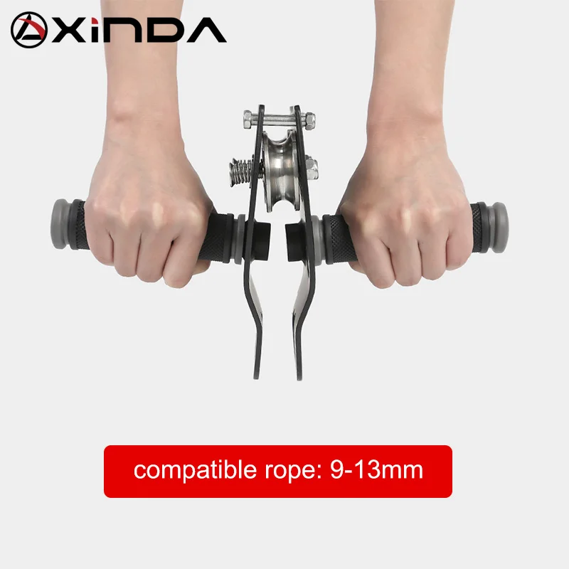 XINDA Professional Handle Pulley Roller Gear Outdoor rock climbing Tyrolean Traverse Crossing Weight Carriage Device Equipment