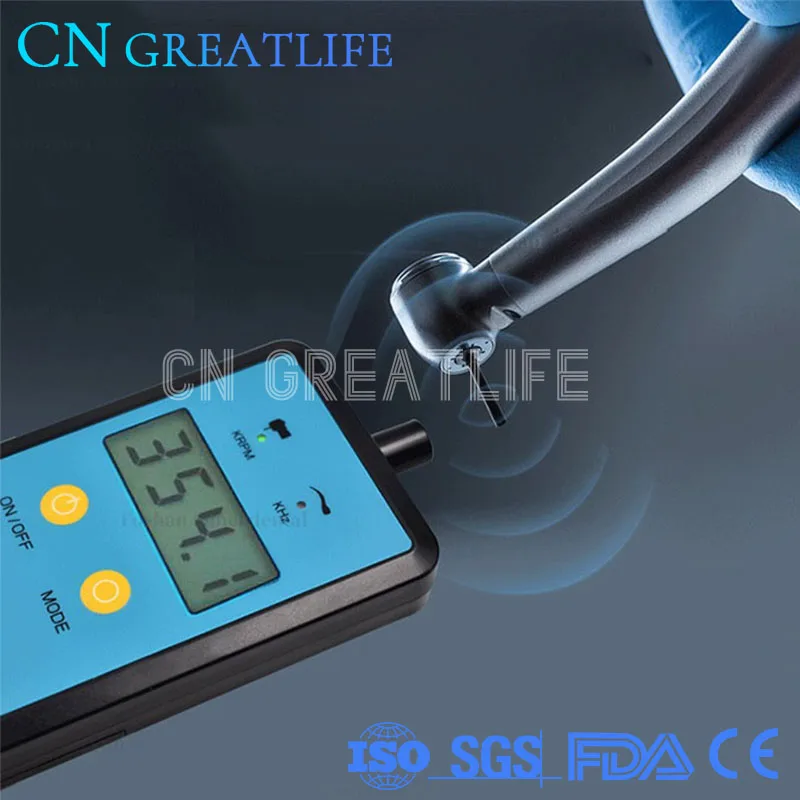 Dental High Low Speed Measuring Device Tachometer Handpiece Handpiece Tachometer Speedometer