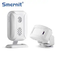 Wireless Doorbell PIR Store Shop Entry Welcome Motion Sensor Infrared Detector Induction Alarm Door Bell 5 Functions Night Light