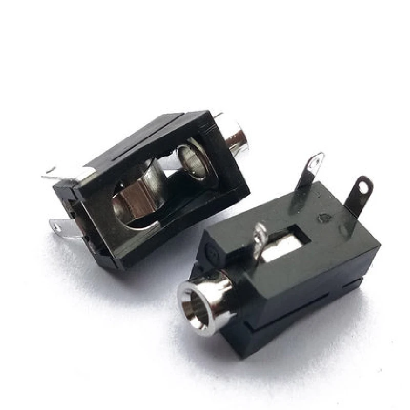 10pcs PJ-202/302 DC presa di corrente connettore l'alimentazione elettrica femmina di alimentazione collegare Jack 3pin PJ-202M PJ-302M