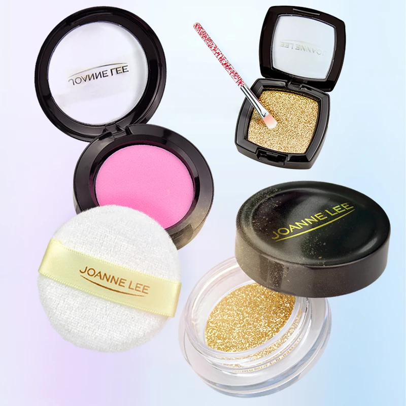 Ragazza fai finta di giocare trucco giocattolo simulazione cosmetici Set trucco rosa principessa bellezza plastica Play House Toy rossetto ombretto