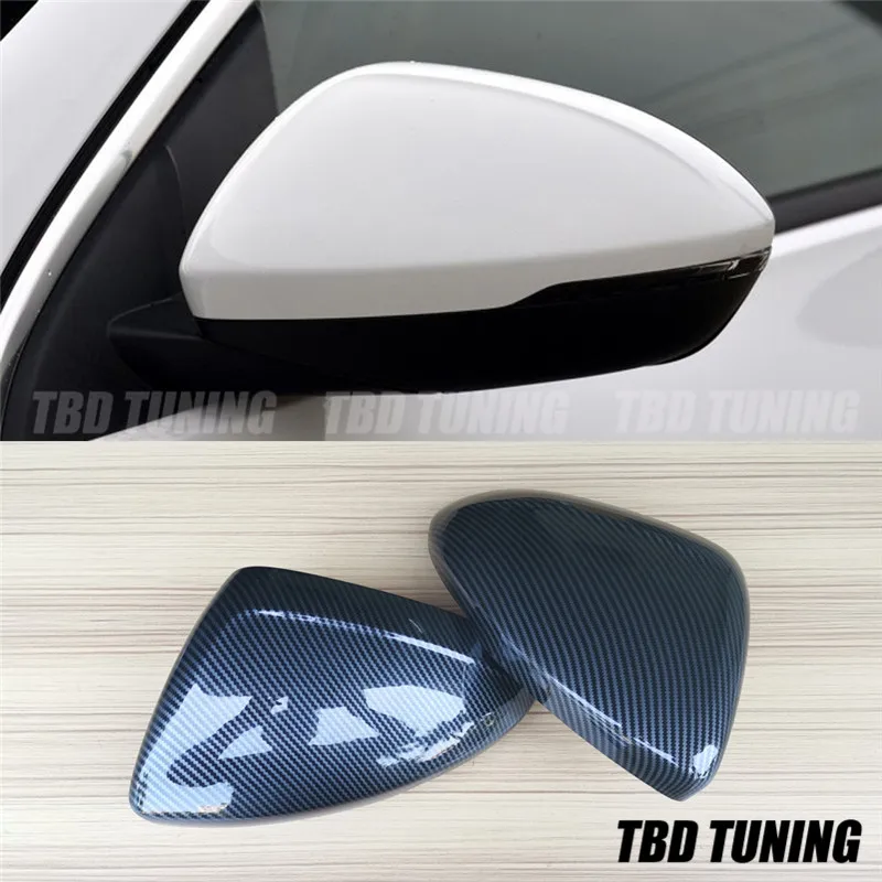 

Carbon Fiber Look Replacement Style Rear View Mirror Cover For Buick Regal Side Wing Mirror Covers Caps 2017 2018 2019