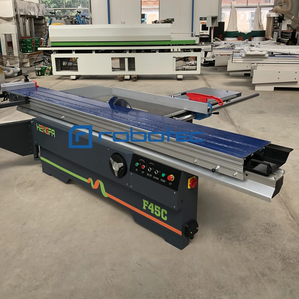 ROBOTEC 2800/3200/3800 mm Woodworking Cutting PVC/MDF/Plywood Solid Wooden Laminate Board Precision Sliding Table Panel Saw