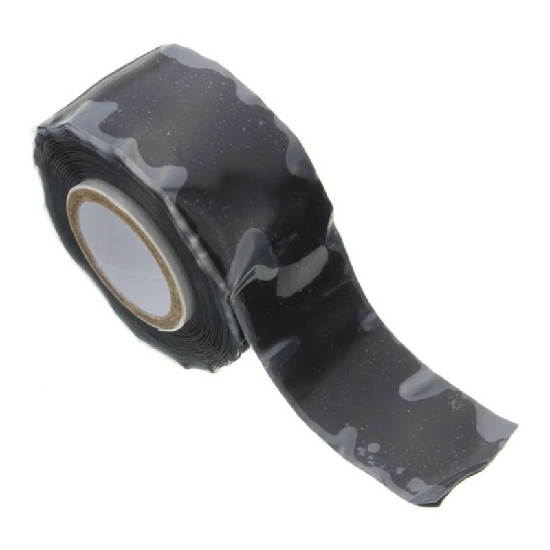 Repair Tape Self Fusing Wire Hose Bonding Rescue Performance Silicone Black Pipeline Seal Water Pipe Strong Repair Tape Tools