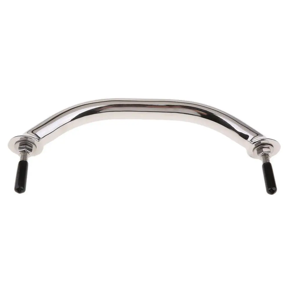 Boat Polished 316 Stainless Steel 12'' Marine Handle Door Grab Bar Handrail 304mm Rail Grip for Hatch Deck