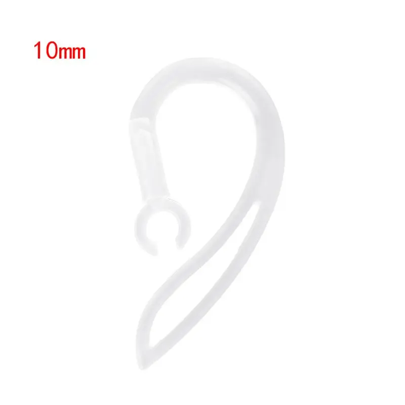 Auricolare Bluetooth in Silicone Trasparente Curvetta Loop Clip Auricolare Del Gancio Dell'orecchio Cuffia di Ricambio 5 Millimetri 6 Millimetri 7 Millimetri 8 Millimetri 10 Millimetri