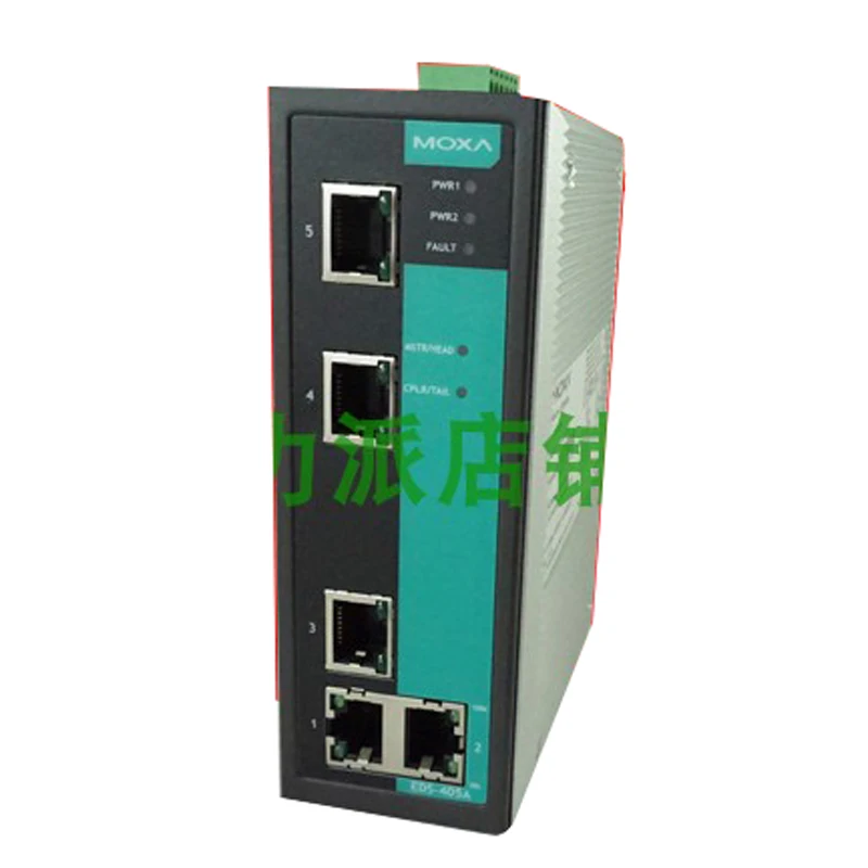 New Original Spot Photo For MOXA EDS-405A Industrial Ethernet Switch 5 Ports Full Electrical Port Network Management