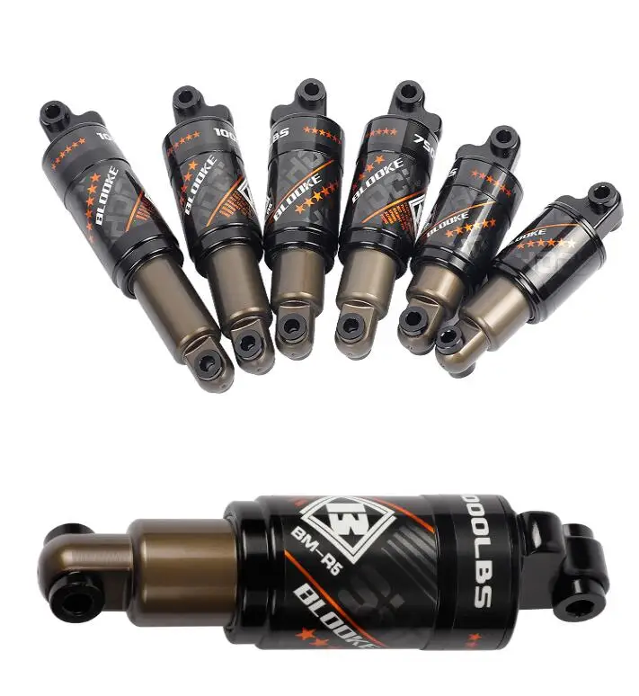 BLOOKE BM-R5 Hydraulic Front Rear Shock Absorbers 120 125 150 165 190MM Kindshock For Mountain Bicycle  Zero 8X 10X Scooter Part