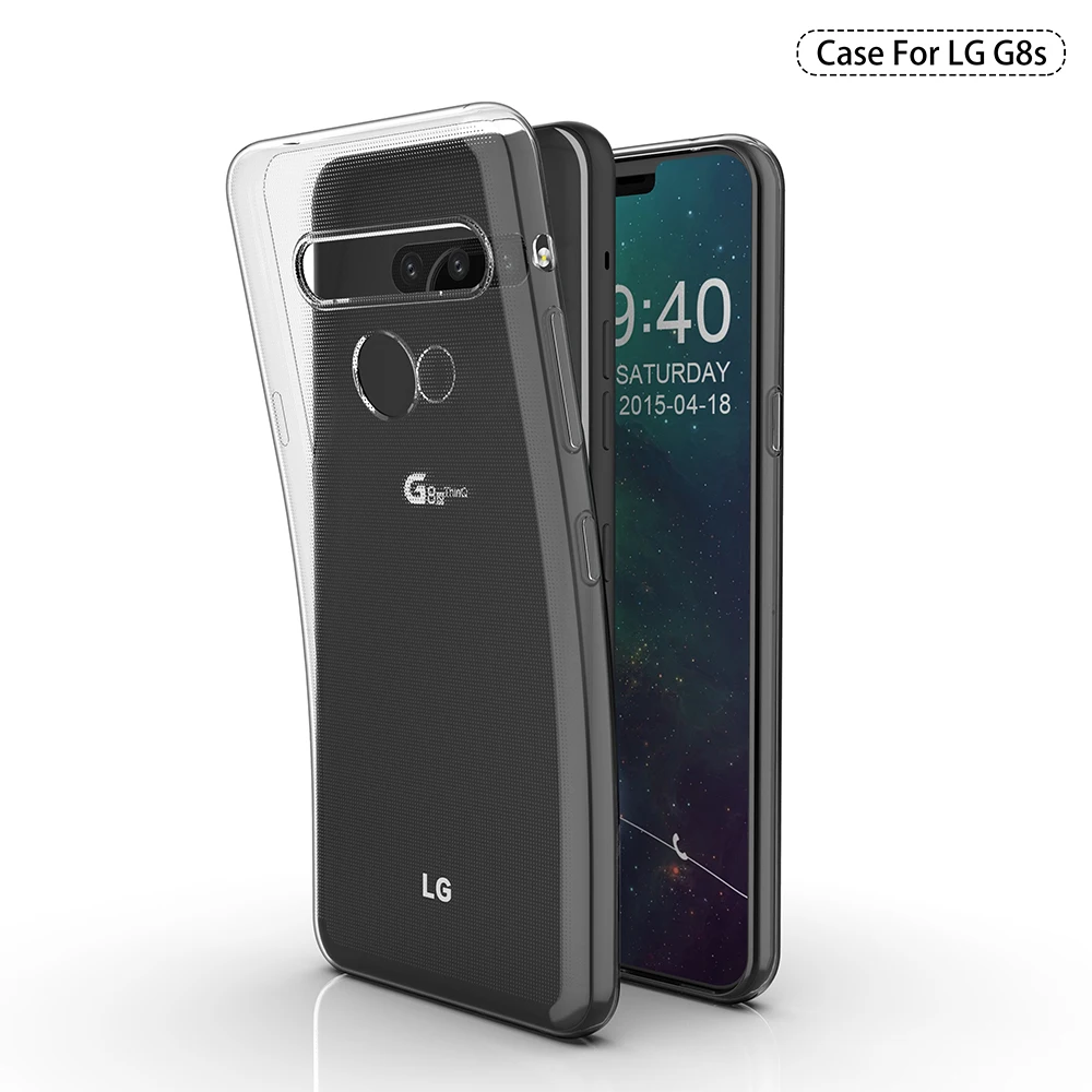 Мягкий ТПУ чехол для LG G8 G8S G8X V50 чехол тонкий Чехол прозрачный чехол s силиконовый чехол задняя крышка