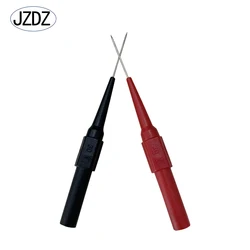 JZDZ 2pcs 0.7mm sonda di prova ago mul-timetro sonda posteriore in acciaio inossidabile 4mm strumento di riparazione automatica J.30009