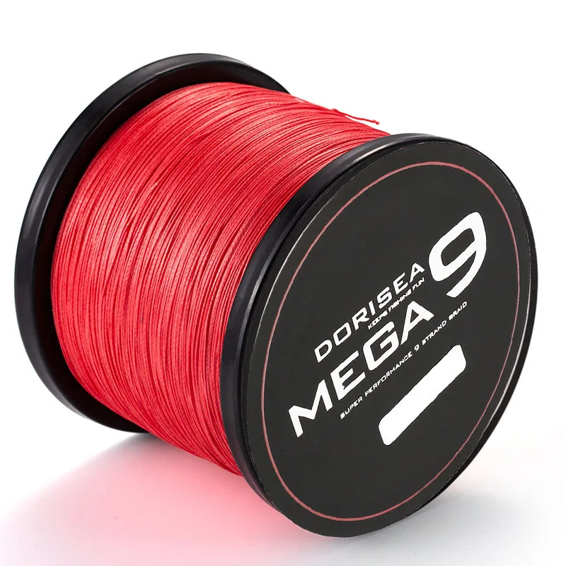 DORISEA 9 Strands 500M/545Yards 15LB-310LB Braided Wire Multifilament Fishing Line