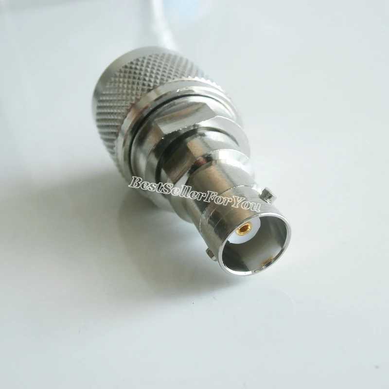 1Pcs N Type Male Plug Connector Bnc Vrouwelijke Jack Rechte Rf Coaxiale Connector Koper Adapter