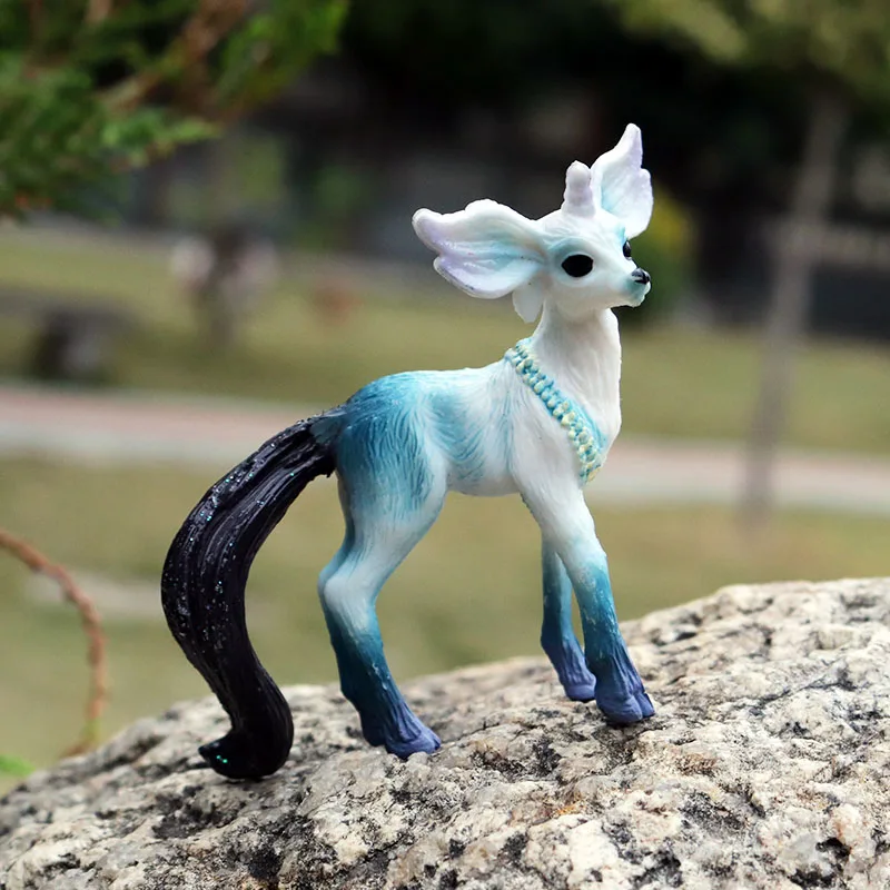Oenux Original Echte Märchen Fliegen Pferd Simulation Tier Mythische Elfen Elf Pegasus Action-figuren Modell PVC Nette Kinder Spielzeug – Detail 22