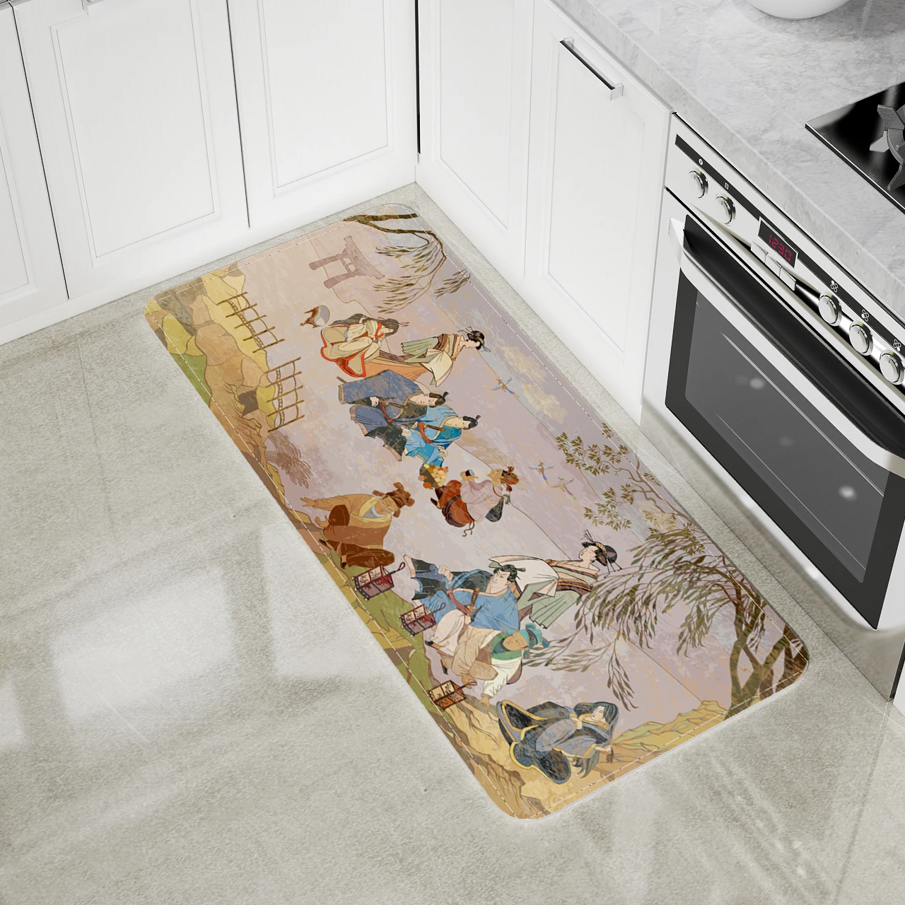 Floor Mat Human Civilization Kitchen Sofa Area Rugs Living Room Bedroom Bathroom Decoration Large Carpet Print Mythology Greek