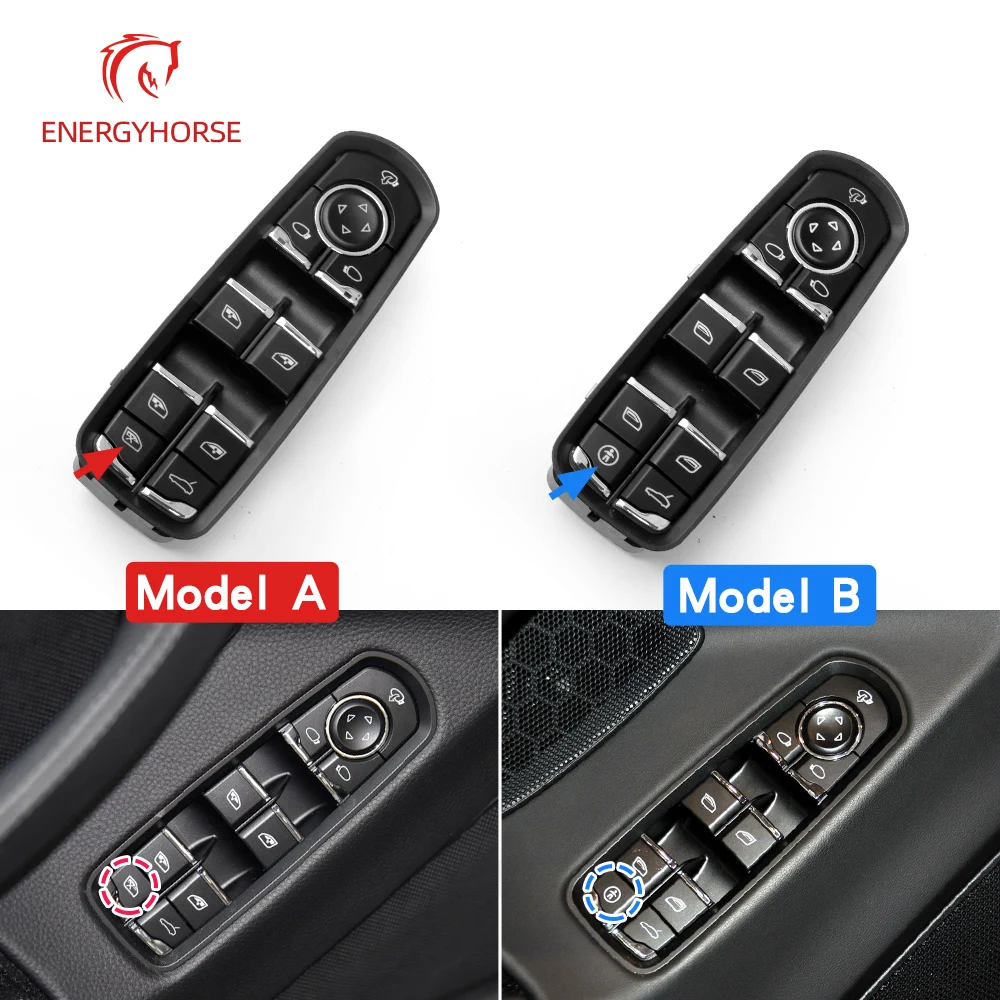 Car Electric Power Window Panel Master Control Switch For Porsche Panamera Cayenne Macan 2011-2016 Window Regulator