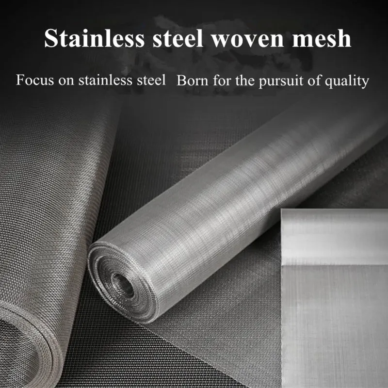 Stainless steel filter 80 100 120 200 300 400 500 mesh 180-25 micron Filtration Screening Sheet Screening filter Food Filter