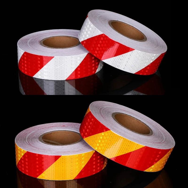 Reflective Tape Sticker Truck Self-adhesive Warning Conspicuity Tape For Barrier Trailer Manufacturer