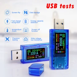 AT35 5 cyfr USB 3.0 kolorowy wyświetlacz LCD woltomierz amperomierz miernik napięcia prądu multimetr ładowania baterii power bank Tester wyświetlacza USB