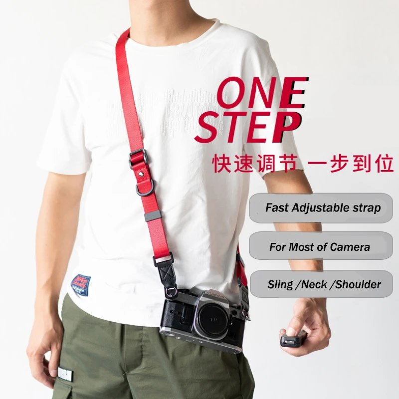 

Durable Adjustable Camera Strap Shoulder Neck Rope Belt Hanging for Sony RX100 III IV V VI VII A6100 A6300 A6400 A6600 Cameras