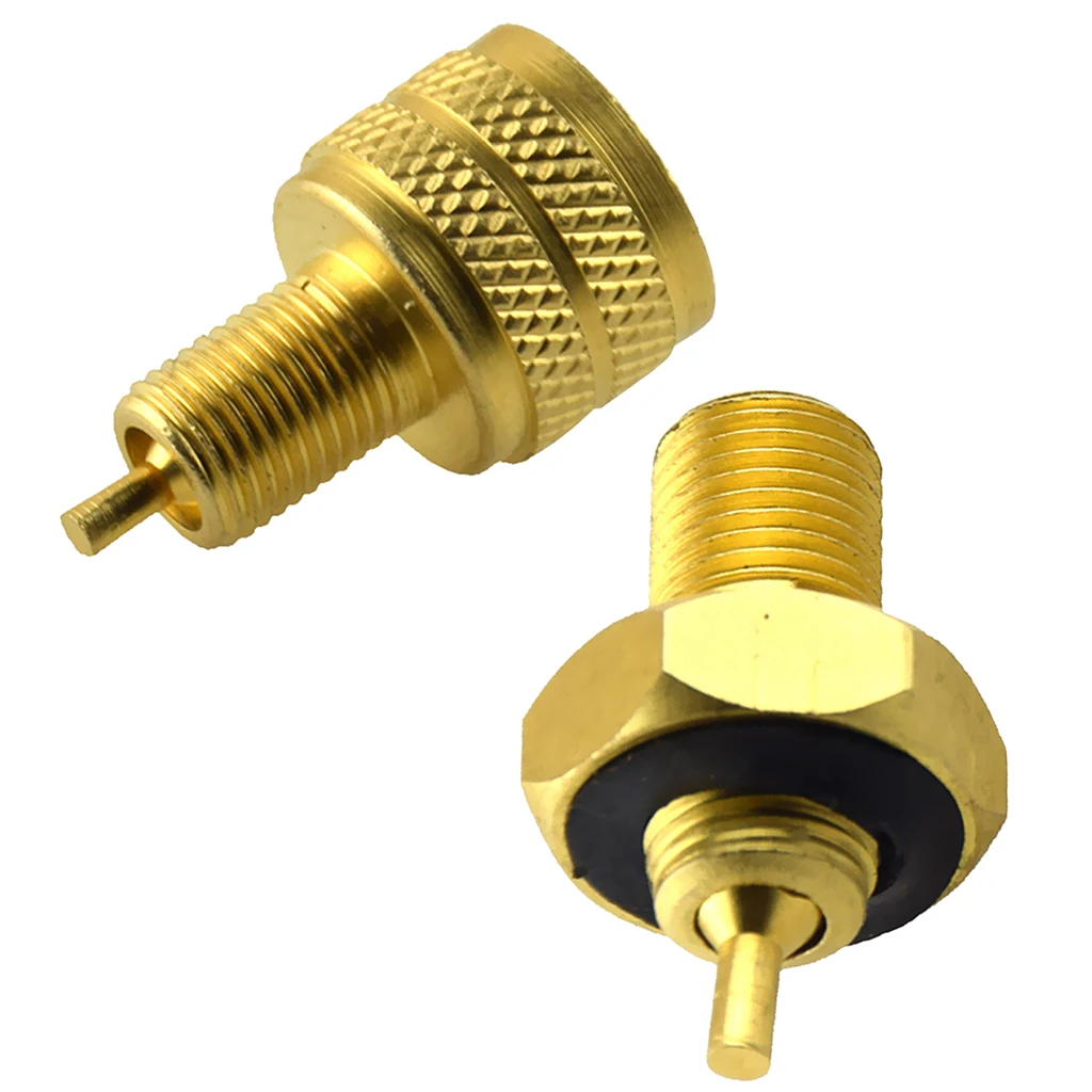 2 Pieces High Quality Bore Tire Valve Reducer Adapter External + Internal