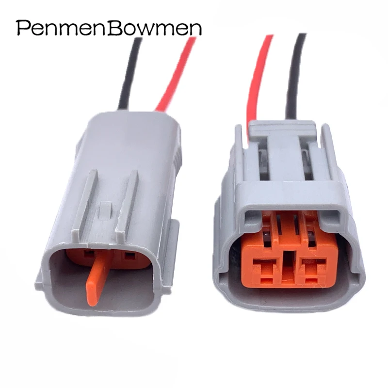 1 Set 2 Pin Car Fog Light Plug Electrical Cable Connector Waterproof Female Male Wire Harness Plug For 6195-0003 6195-0006