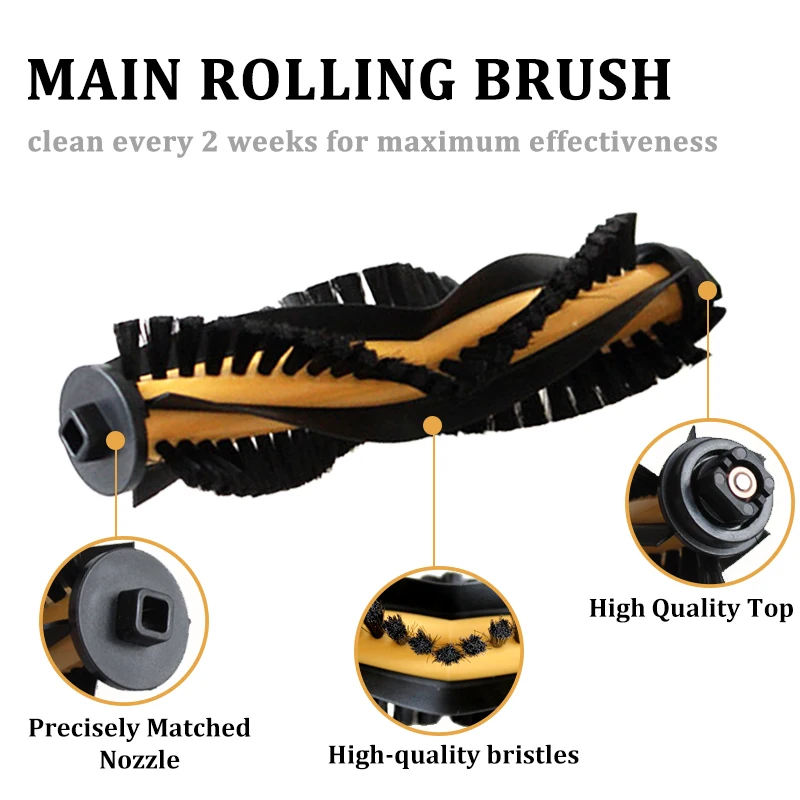 Spazzola principale filtro primario per Ecovacs Deebot N79 spazzola laterale per Eufy RoboVac 11 per parti di ricambio aspirapolvere CONGA 990