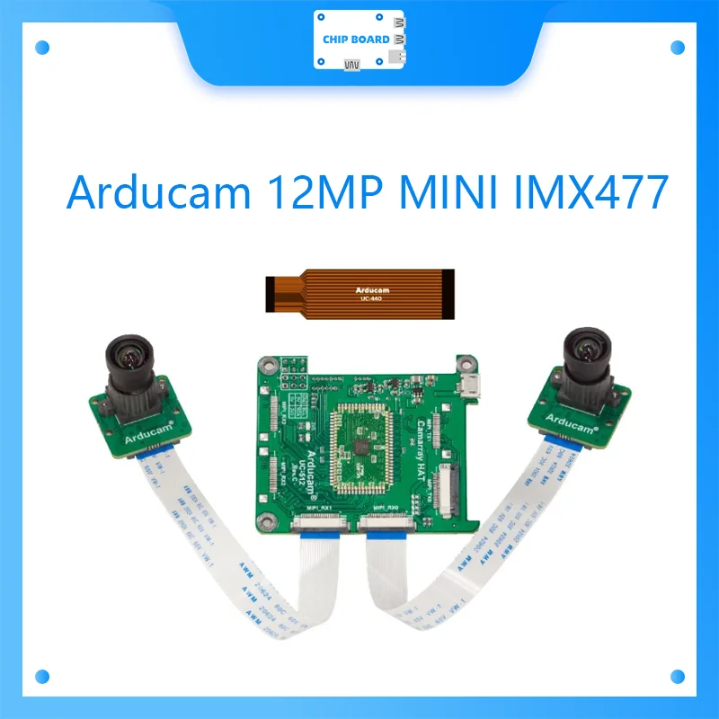 

Arducam 12MP MINI IMX477 Synchronized Stereo Camera Bundle Kit for Raspberry Pi