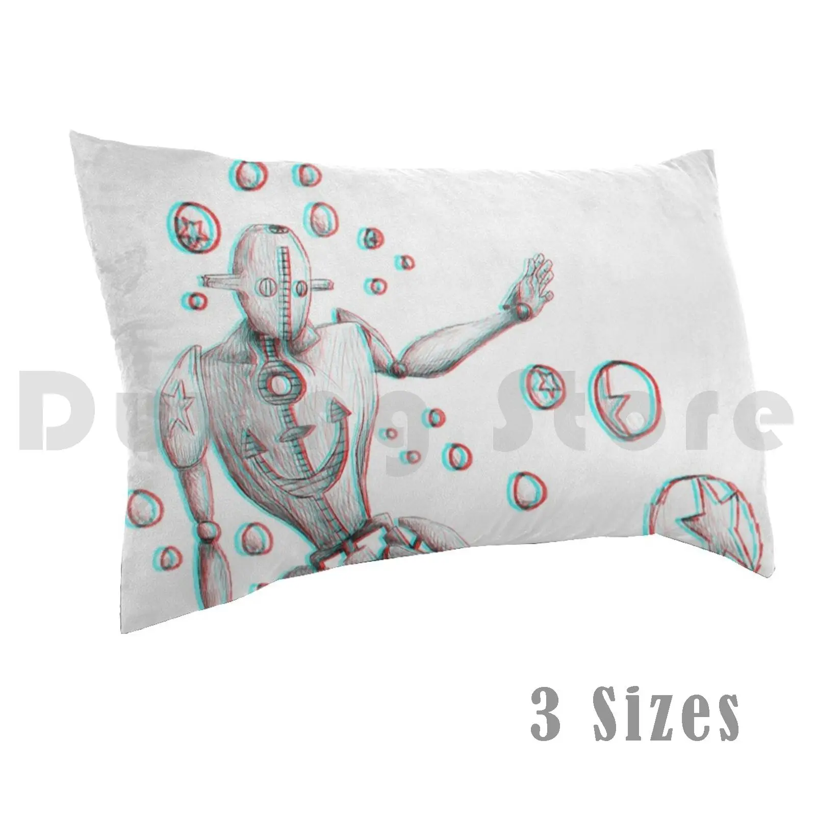 

Jjba Soft And Wet Fan-Art ( 3-D ) Pillow Case Printed 50x75 Manga Anime Japan
