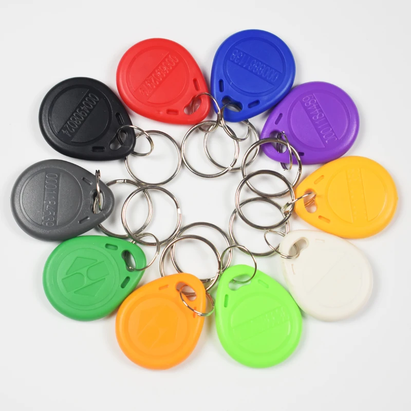 

1000pcs/Lot TK4100 EM4100 125KHz Proximity Keyfobs Tags RFID Card for Access Control Time Attendance