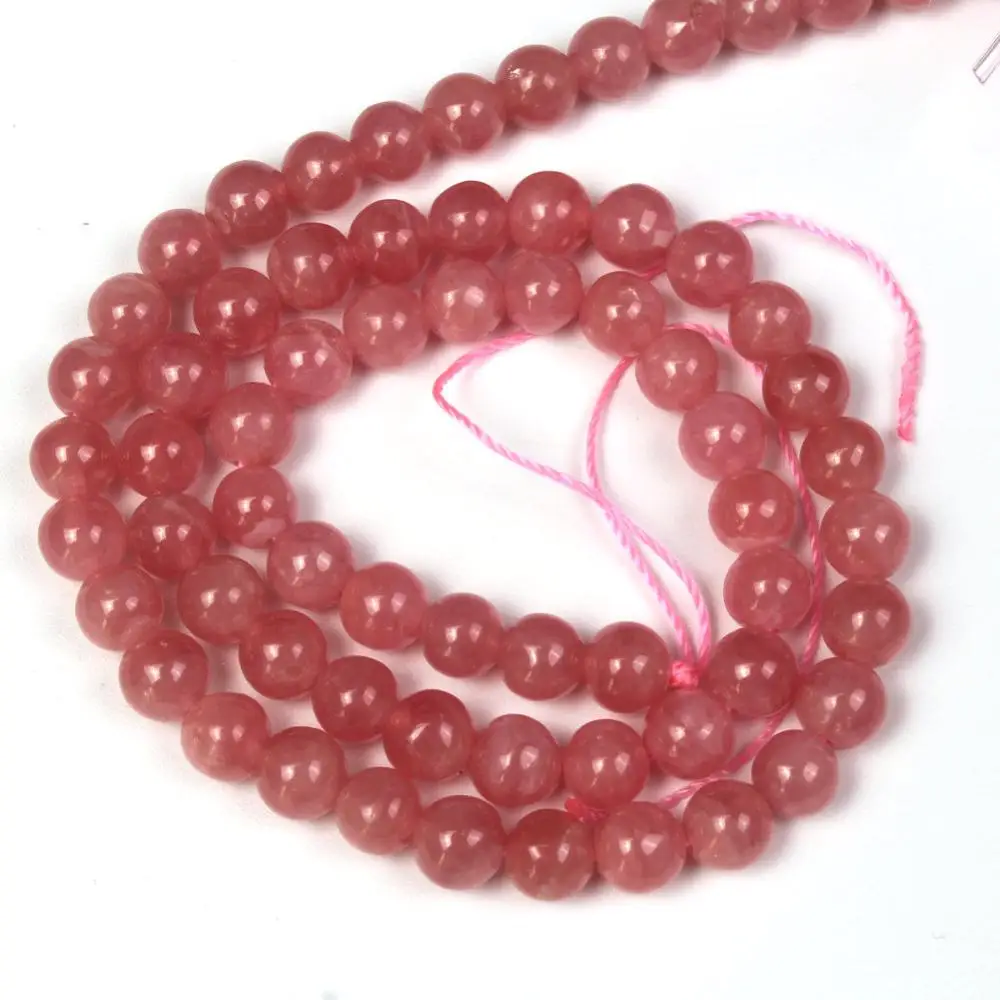 Natural Round AA Rhodochrosite Gemstone Loose Beads 6 6.5 7mm For Necklace Bracelet DIY Jewelry Making 15inch Strand