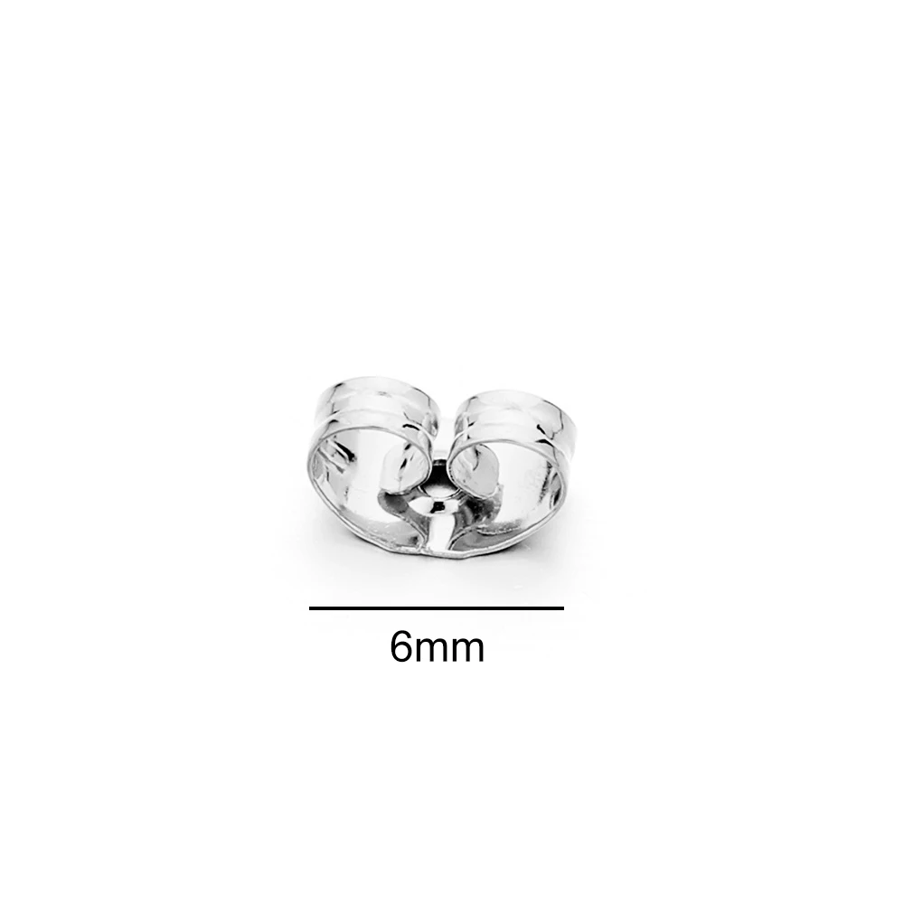 10pcs Stainless Steel Geometric Round Flower Earring Stud Gold Earrings Base With Earring Plug Connectors For DIY Jewelry Making image 2