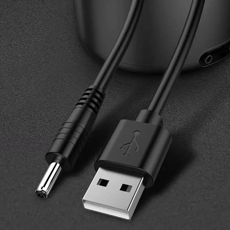 Wymiana kabla USB do DC 3.5V do ładowania Foreo Luna/Luna 2/Mini/Mini 2/Go/Luxe płyn do demakijażu przewód ładowarki USB 100CM