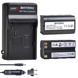 Batmax 5200mAh GEB221 GPS Battery+Car Charger for TC1200 TPS1200 GPS900 GRX1200 GS20 PIPER 200 RX900 Piper 100/200 Laser
