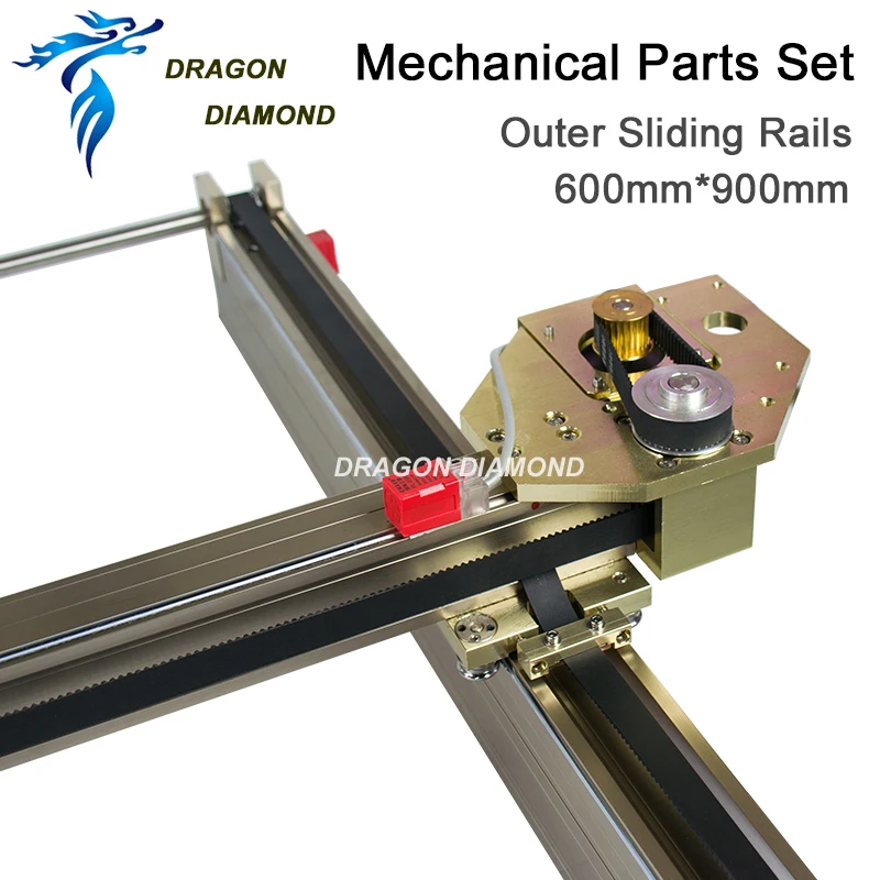 New Model Rails homemaker DIY Laser Mechanical Set 600*900mm Outer Sliding Rails Kits DIY for CO2 Laser Engraver Cutter 6090