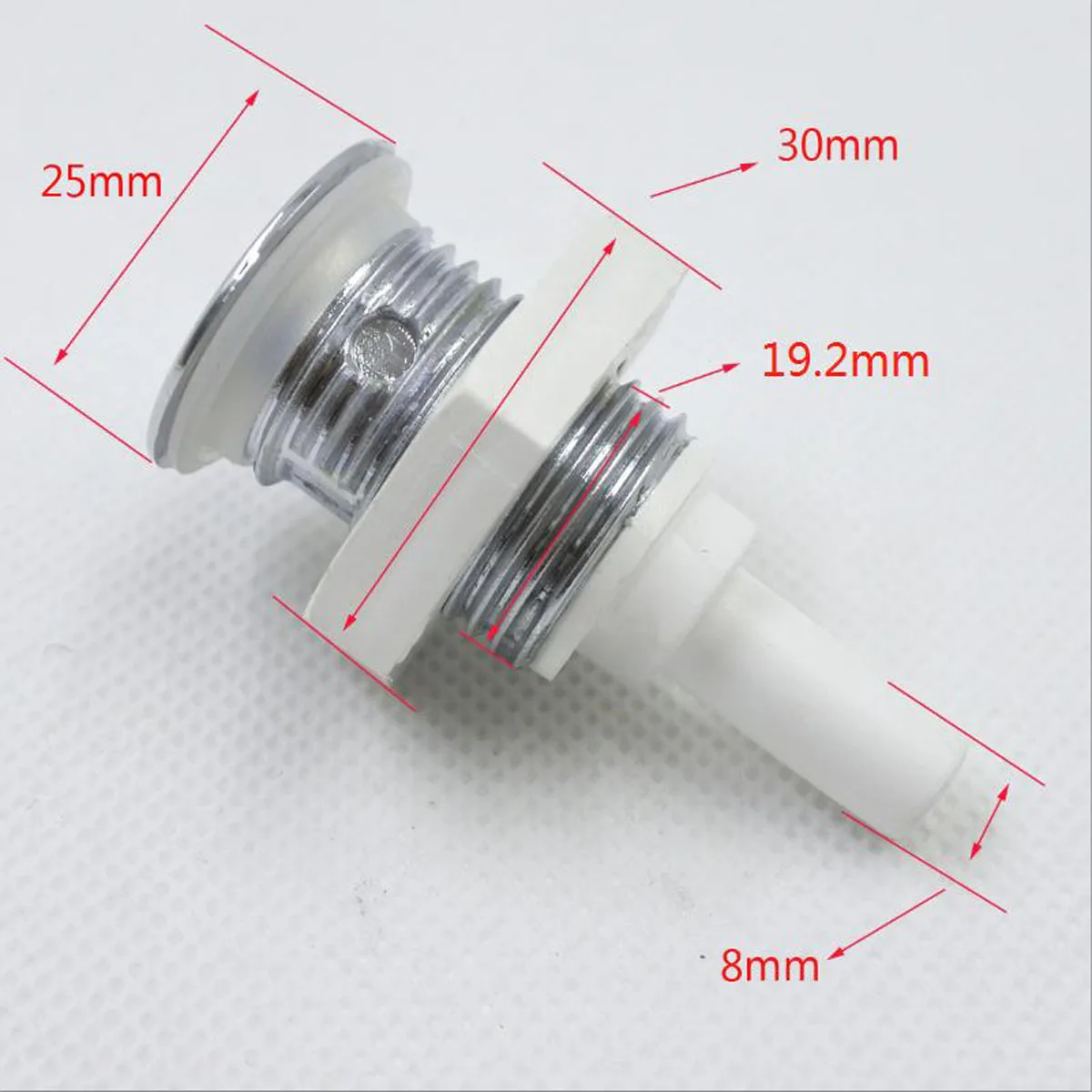 Massage Bathtub hardware,Chrome-plated straight bubble air nozzle,Bathtub accessories 25mm face Air jet