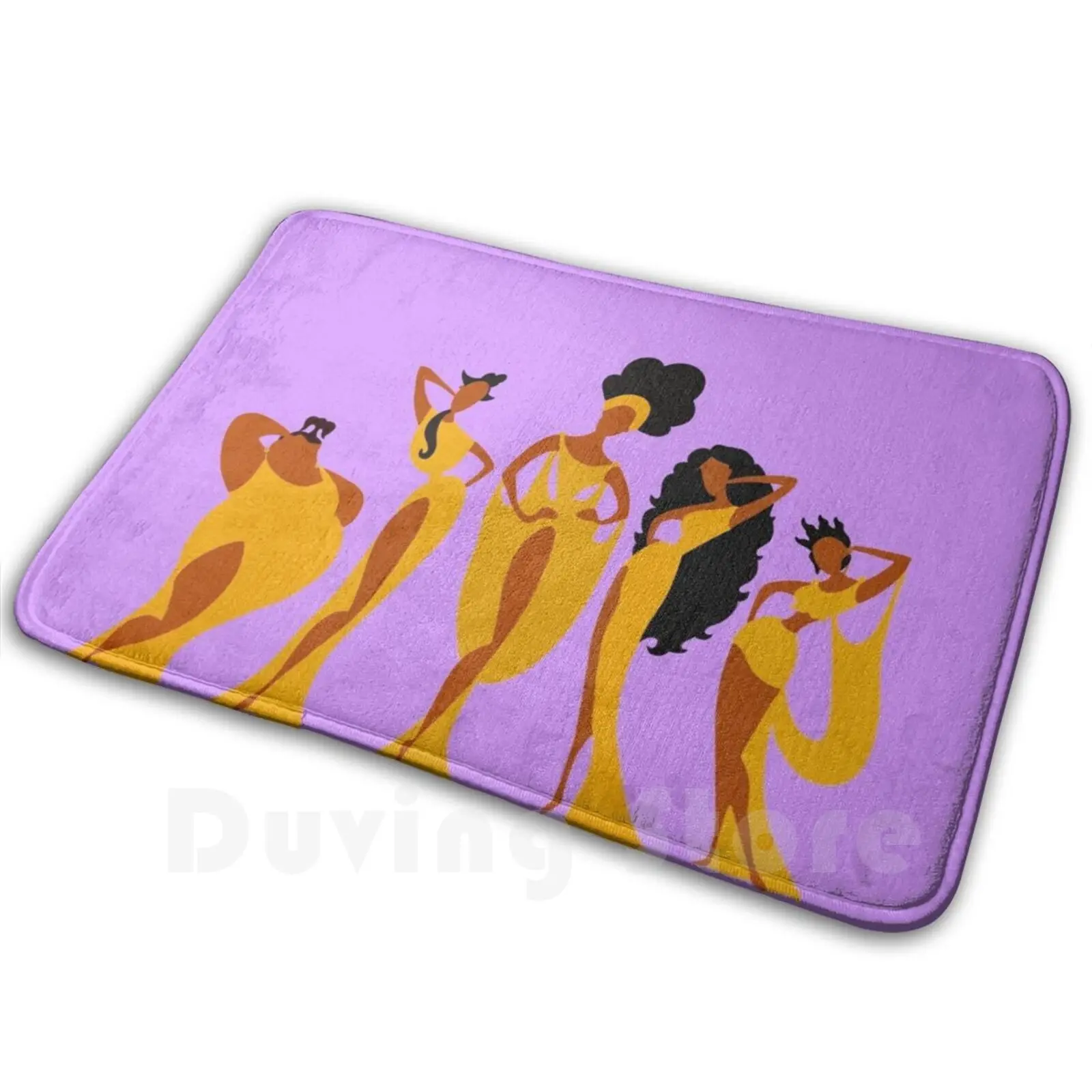 The Muses Soft Non-Slip Mat Rug 2758 Carpet Cushion Hercules Muses Megara Hercules Meg Hercules Megara Hades Phil Pain