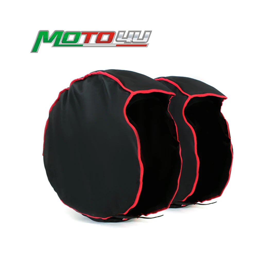 New Thicken Tire Warmer Fasten Heating Windstop High Quality Motorcycle Tyre Cover Windbreak Keep warm Front &Rear 17inch Motor