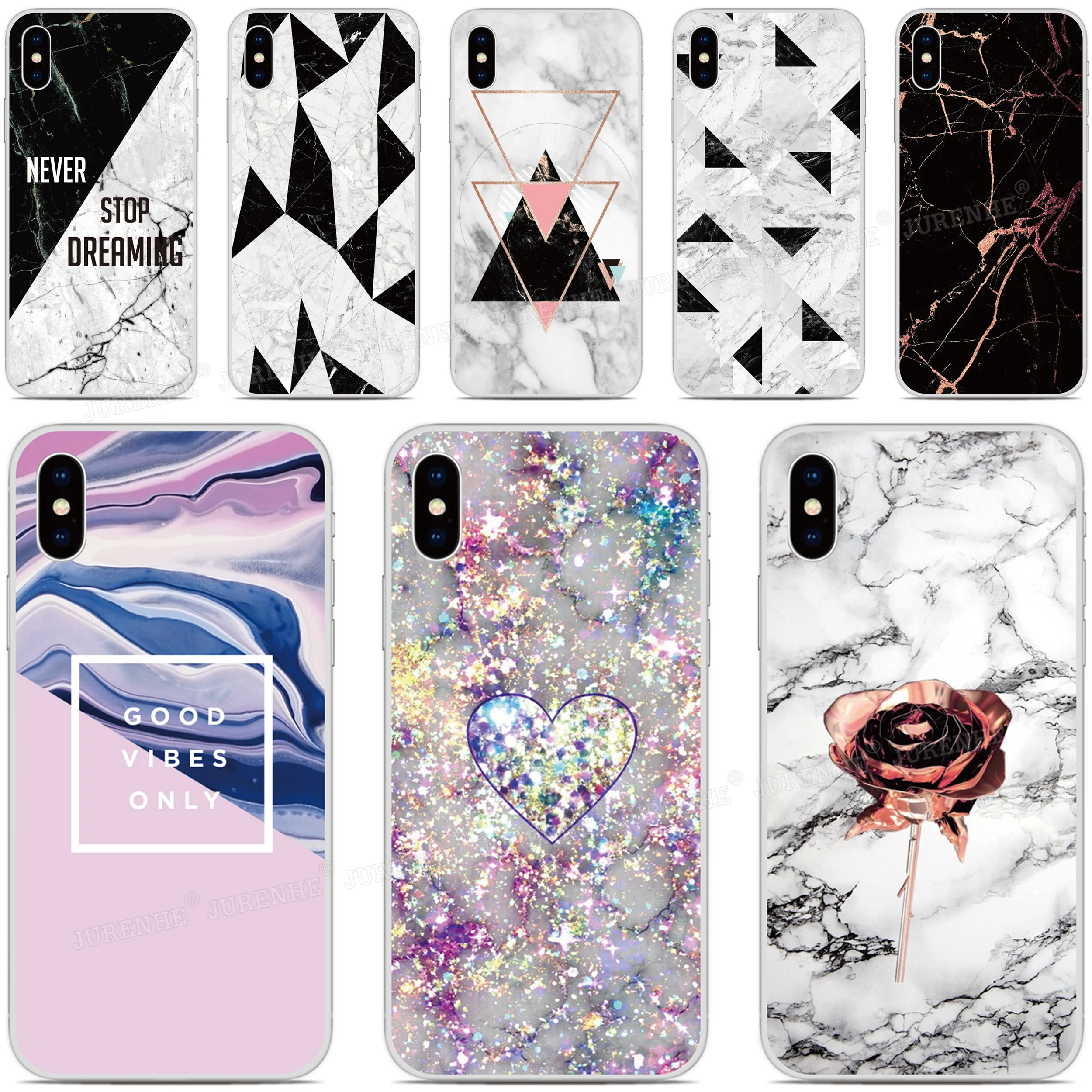 Black Marble Cover For ZTE Blade A7 A5 A3 L8 2019 2020 Axon 20 11 SE 10 Pro 5G A7s V10 V2020 Vita 20 Smart A2121 Phone Case