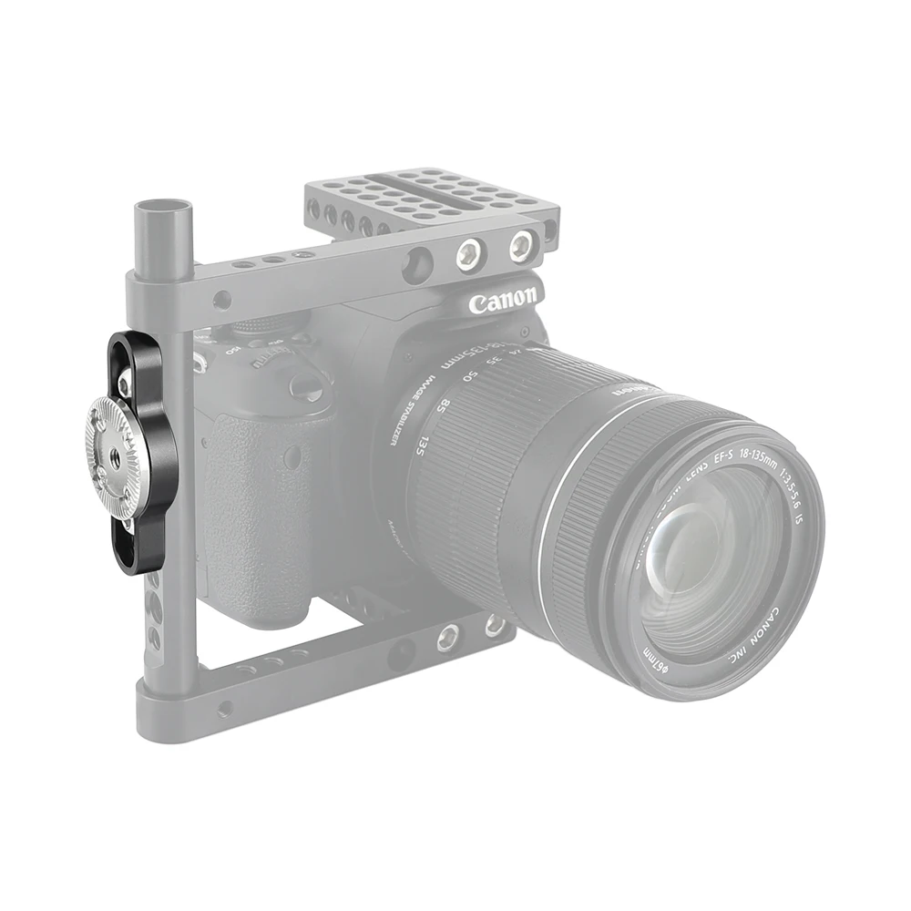 CAMVATE Standard ARRI Rosette Connecting Mount With M6 Thread & 1/4"-20 Threaded Screws For Handles/Articulating Arms Mounting