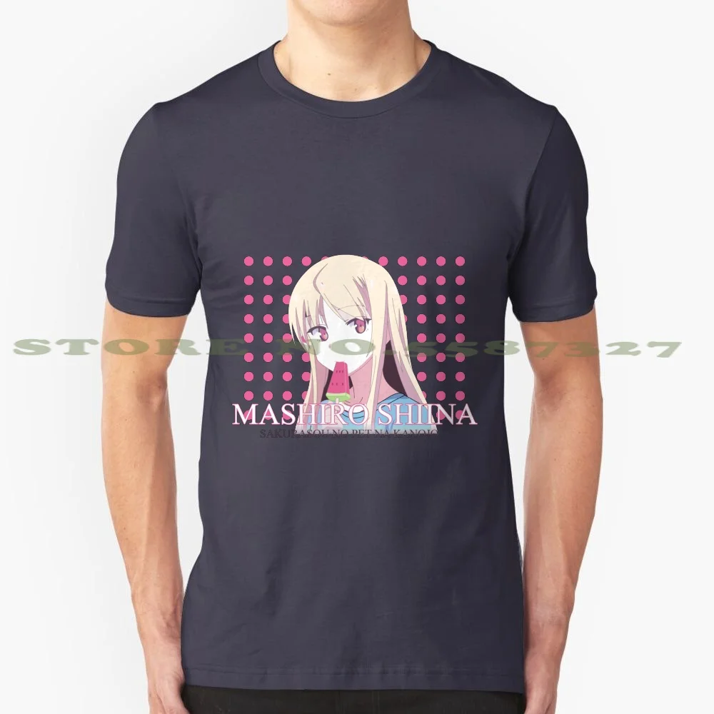 Mashiro Shiina 100% cotone t-shirt Mashiro Shiina Sakurasou No Pet Na Kanojo Keo Keos Keotime Keostime Anime deudiente