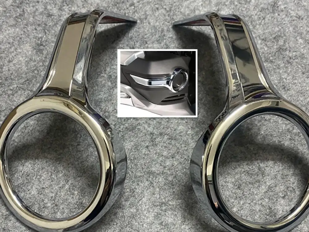 

Motorcycle Accessories Fog Light Trim Rings Case for HONDA Goldwing GL1800 2018-2019 2020