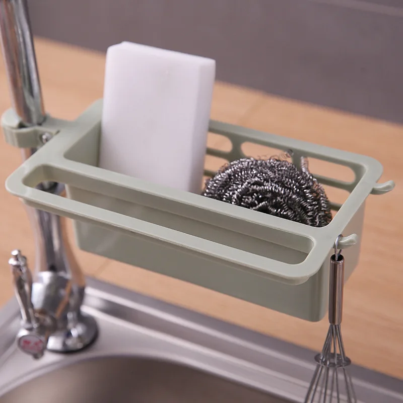 Kitchen Shelves Faucet Drain Shelves Adjustable Sink Organizer Storage Rack Sink Sponge Racks