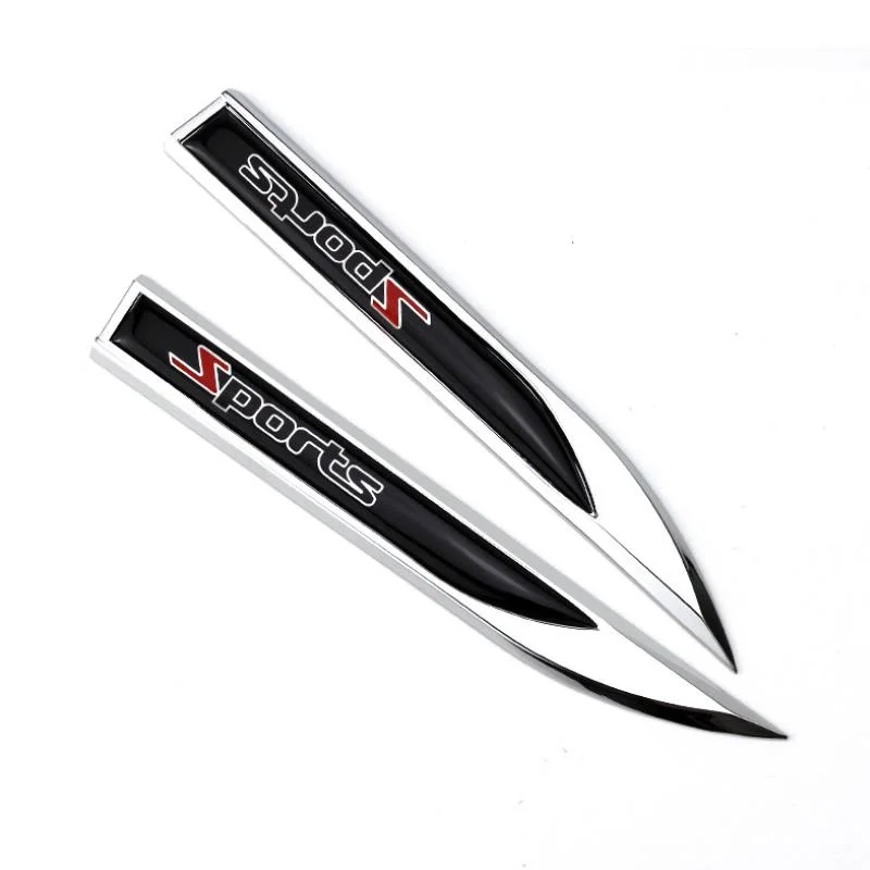 

3D Metal Car Wing Right & Left Side Badge Fender Emblem Car Sticker For Mercedes Benz A180 W203 W204 W210 W211 C E CLA Classe