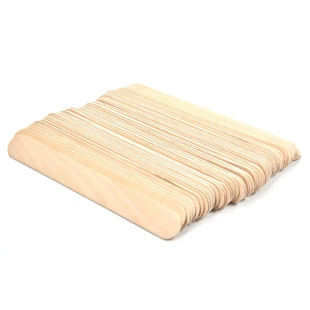 50pcs Popsicle Stick Ice Cube Maker Cream Tools Model Special-Purpose Wooden Craft Stick Lollipop Mold Accessories 6.5-16cm